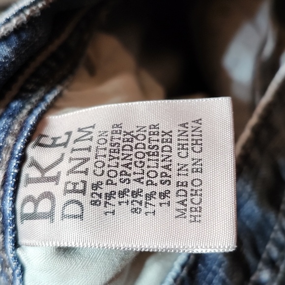 BKE SETH EMBROIDERED BOOT-LEG DENIM JEAN SIZE 42 - Picture 13 of 15